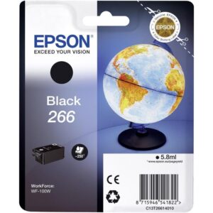 Cartus Cerneala Original Epson Black, T26614010, pentru WORKFORCE WF-100W, , , "C13T26614010"(RAPO)