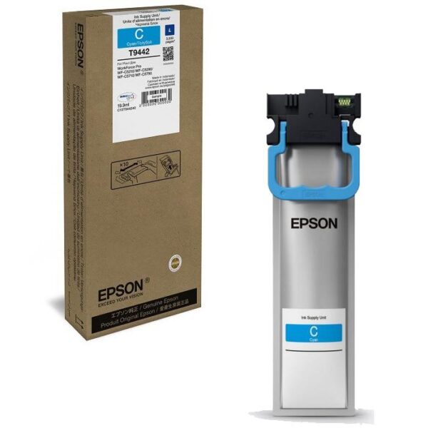 Cartus Cerneala Original Epson Cyan, T944240, pentru WF-C5210|C5710|C5290, , , "C13T944240"(RAPO) Cartus Cerneala Original Epson Cyan, T944240, pentru WF-C5210|C5710|C5290, , , "C13T944240"(RAPO)