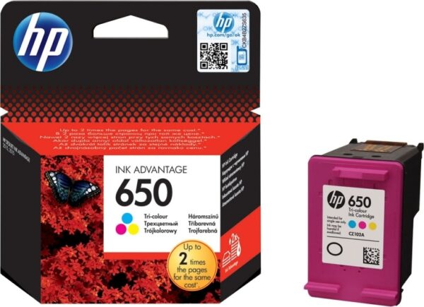 Cartus Cerneala Original HP Color, nr.650, pentru DJ 1015|1515|2515|2545|2645|3515|3545|4515, , , "CZ102AE" Cartus Cerneala Original HP Color, nr.650, pentru DJ 1015|1515|2515|2545|2645|3515|3545|4515, , , "CZ102AE"