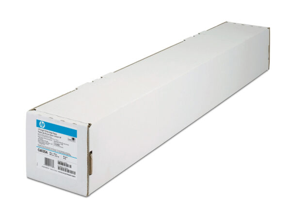 HP Bright White Inkjet Paper 4.7 mil , 90 g/m² (24 lbs) , 610 mm x 45.7 m HP Bright White Inkjet Paper 4.7 mil , 90 g/m² (24 lbs) , 610 mm x 45.7 m