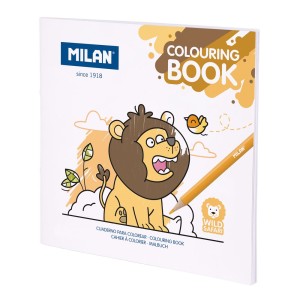 Caiet de colorat Wild Safari MILAN 54218GC01 Caiet de colorat Wild Safari MILAN 54218GC01