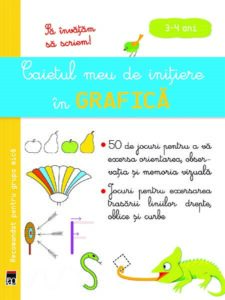 Caietul meu de inițiere în grafică 3-4 ani Larousse