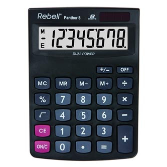 Calculator Rebell Panther 8 Calculator Rebell Panther 8
