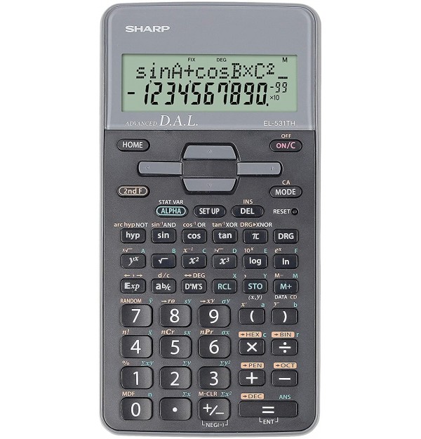 Calculator științific Sharp EL531 gri cu 273 funcții Calculator științific Sharp EL531 gri cu 273 funcții
