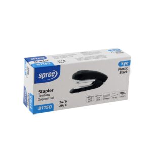 Capsator 24/6 Spree din plastic, roșu