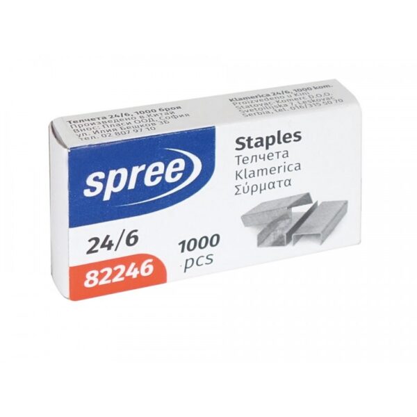 Capse 24/6 Spree pentru capsator