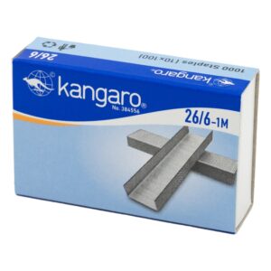 Capse Kangaro 26/6 1M, 1000 bucăți, pentru 30 coli