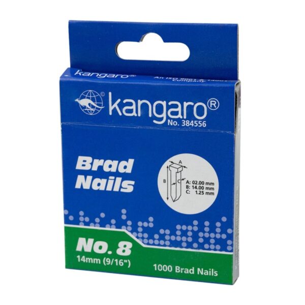 Capse tip cui nr. 8 Kangaro pentru tacker TS-2313A, 1000 buc