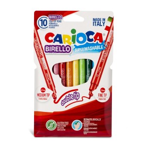 Carioca 10 culori cu 2 capete Birello CARIOCA 41438