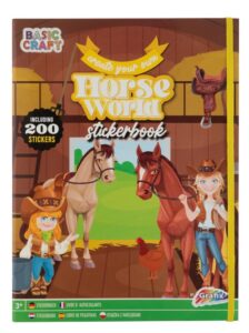 Carte de activități Magical Horse cu 200 abțibilduri de la Grafix
