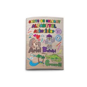 Carte de colorat Alfabetul animalelor 770152