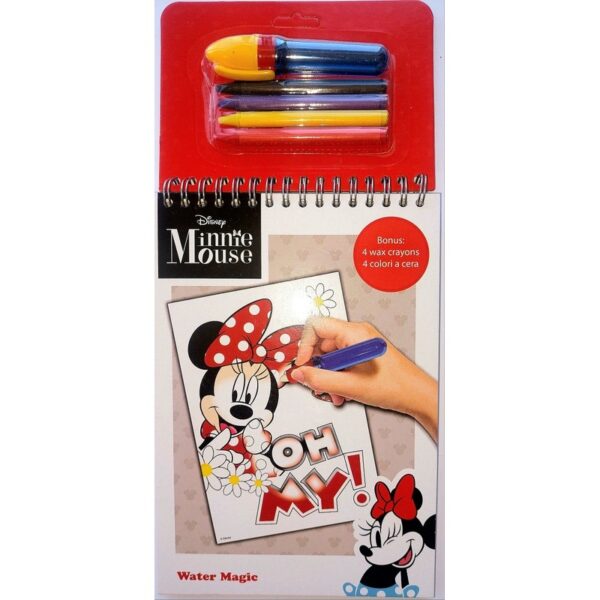 Carte de colorat pictează cu apă Minnie