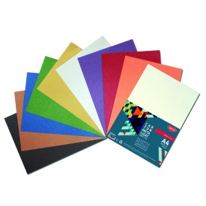 Carton metalizat DACO CN121 A4 120 g/mp 50 coli 10 culori