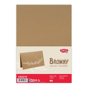 Carton natur 220 g/mp A4 10 coli DACO CN2210