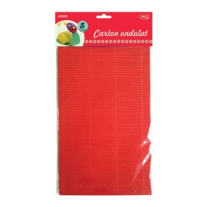Carton ondulat A4, 5 coli, 5 culori DACO AD028