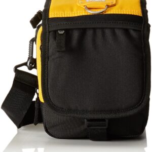 Borseta de umar CATERPILLAR Millennial Classic - Ronald, material 600D HD polyester - negru cu galbe "CAT-83439-12"