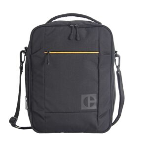 Borseta CATERPILLAR Code - Hex Go, material 420D hexagonal, buzunar cu fermoar - negru "CAT-83769-01"
