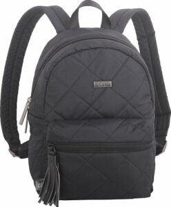 Mini rucsac femei CATERPILLAR Woman"s Molly, material 600D soft touch nylon - negru "CAT-83781-01"