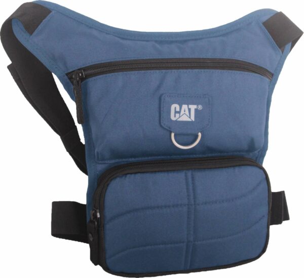 Borseta picior CATERPILLAR Millennial Classic - Steve, material 600D polyester - negru cu bleumarin "CAT-83807-447" Borseta picior CATERPILLAR Millennial Classic - Steve, material 600D polyester - negru cu bleumarin "CAT-83807-447"