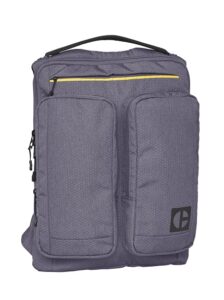 Rucsac CATERPILLAR Code - Quest Commuter, material 420D hexagonal, 2 buzunare exterioare - gri inchi "CAT-83826-46"