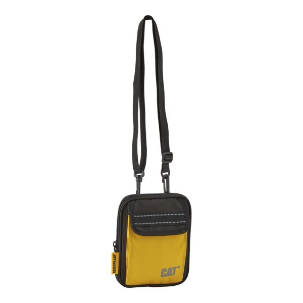 Geanta de umar CATERPILLAR V Power, material 600D polyester - negru/galben "CAT-84317-12" Geanta de umar CATERPILLAR V Power, material 600D polyester - negru/galben "CAT-84317-12"