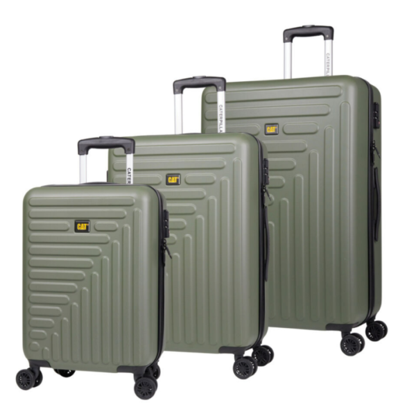 Set 3 trollere CATERPILLAR Rockford, 35L, 59L, 92L, ABS - olive "CAT-84683-551" Set 3 trollere CATERPILLAR Rockford, 35L, 59L, 92L, ABS - olive "CAT-84683-551"