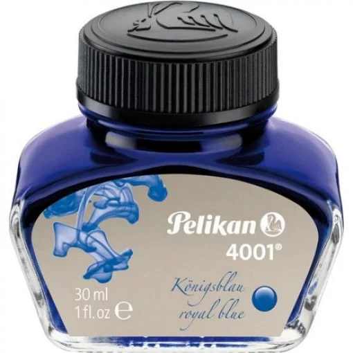 Cerneală albastru Royal Pelikan 4001, 30 ml Cerneală albastru Royal Pelikan 4001, 30 ml