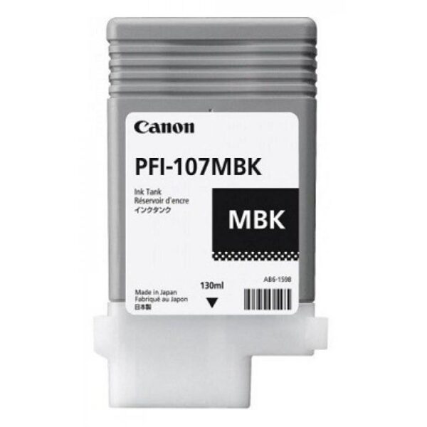 Cartus Cerneala Original Canon Matte Black, PFI-107MB, pentru IPF 670|680|685|770|780|785, , ,NOPP, "CF6704B001AA" Cartus Cerneala Original Canon Matte Black, PFI-107MB, pentru IPF 670|680|685|770|780|785, , ,NOPP, "CF6704B001AA"