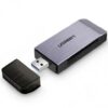CARD READER extern Ugreen, "CM180" interfata USB 3.0, citeste/scrie: TF/SD/MS/CF 3.0 viteza pana la 100Mbps, suporta carduri maxim 2 TB, plastic, gri "50541" - 6957303855414 CARD READER extern Ugreen, "CM180" interfata USB 3.0, citeste/scrie: TF/SD/MS/CF 3.0 viteza pana la 100Mbps, suporta carduri maxim 2 TB, plastic, gri "50541" - 6957303855414