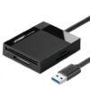 CARD READER extern Ugreen, "CR125" interfata USB-A 3.0, citeste/scrie: micro-SD/SD/TF viteza pana la 100Mbps, suporta carduri maxim 2 TB, lungime cablu 0.5m, gri "30333" - 6957303833337