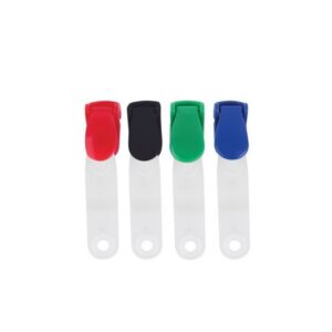 Clips pentru ecuson Ark 1092 din plastic, diverse culori