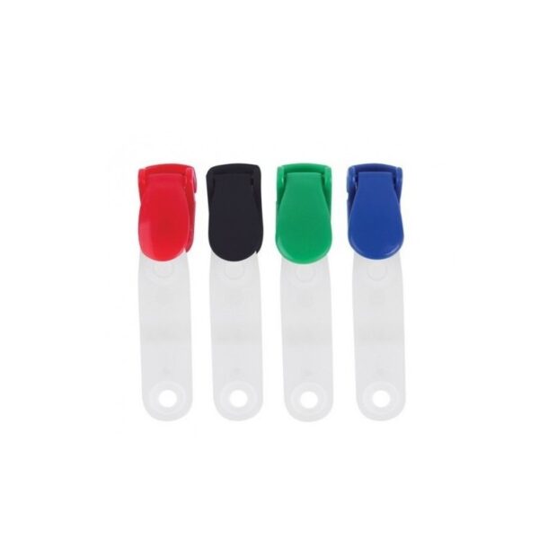 Clips pentru ecuson Ark 1092 din plastic, diverse culori Clips pentru ecuson Ark 1092 din plastic, diverse culori