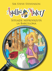 Copertă Agatha Mistery - Situație neprevăzută la Barcelona (vol. 8) Copertă Agatha Mistery - Situație neprevăzută la Barcelona vol. 8