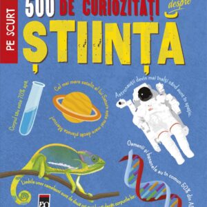 Copertă carte 500 de curiozități despre știință Copertă carte 500 de curiozități despre știință