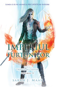Copertă carte Imperiul furtunilor de Sarah J. Maas