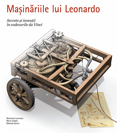Copertă carte Mașinăriile lui Leonardo Copertă carte Mașinăriile lui Leonardo