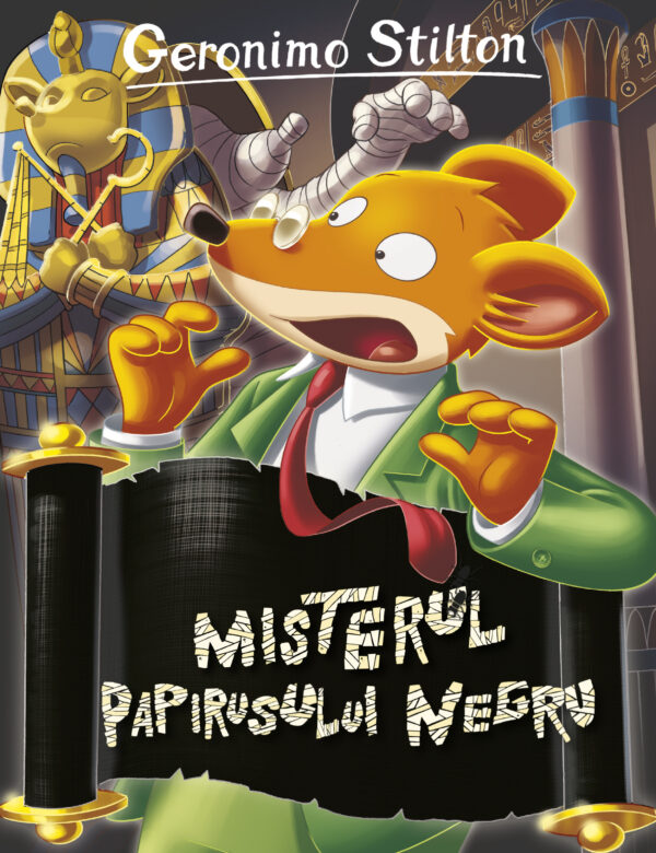 Copertă carte Misterul papirusului negru - vol. 10, Geronimo Stilton