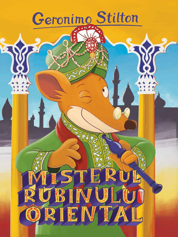 Copertă carte Misterul rubinului oriental de Geronimo Stilton