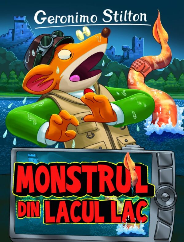 Copertă carte Monstrul din Lacul Lac de Geronimo Stilton