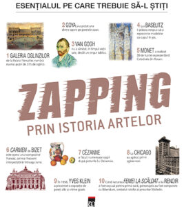 Copertă carte Zapping prin istoria artelor Copertă carte Zapping prin istoria artelor