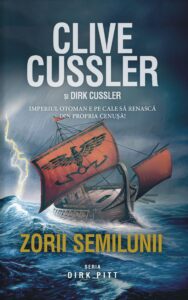 Copertă carte Zorii semilunii - ed. buzunar (Seria Dirk Pitt) Copertă carte Zorii semilunii - ediție de buzunar de Clive Cussler