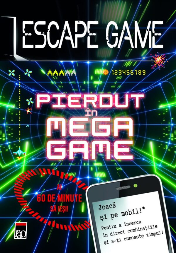Coperta cărții Escape Game. Pierdut în Mega Game Copertă carte Escape Game. Pierdut în Mega Game de Nicolas Trenti