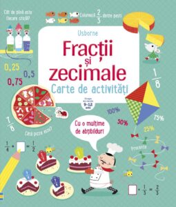 Coperta cărții Fracții și zecimale Coperta cărții Fracții și zecimale de la Usborne