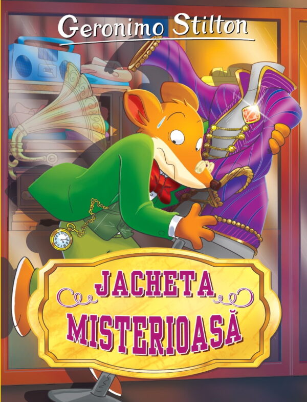 Coperta cărții Jacheta misterioasă Copertă carte Jacheta misterioasă de Geronimo Stilton