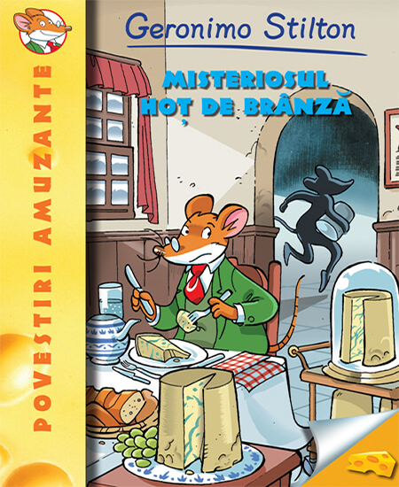 Copertă carte Misteriosul hoț de brânză de Geronimo Stilton