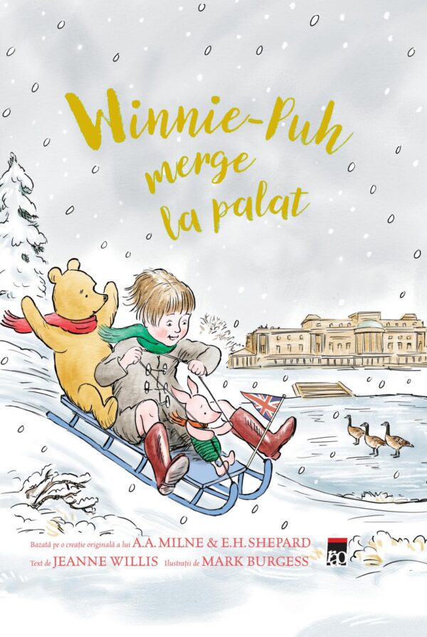 Coperta cărții Winnie Puh merge la palat Coperta cărții Winnie Puh merge la palat