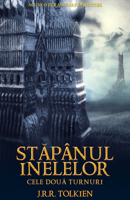 Copertă Cele două turnuri - vol. 2 al trilogiei Stăpânul Inelelor Coperta cărții Cele două turnuri - vol. 2 al trilogiei Stăpânul Inelelor
