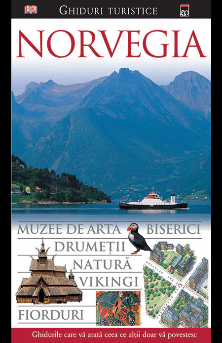Copertă Ghid turistic Norvegia Copertă carte Ghid turistic Norvegia