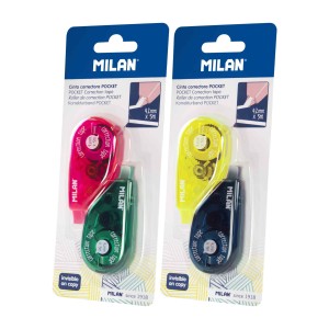 Corector bandă Pocket set 2 blister MILAN 1302912