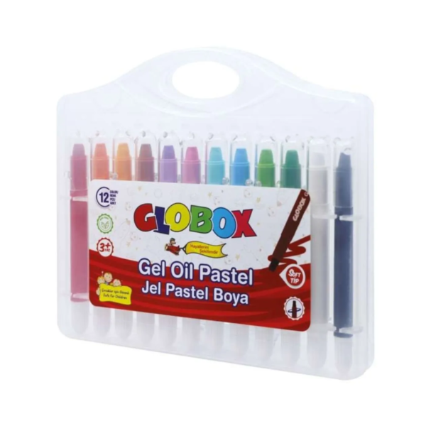 Creioane cerate Globox Oil Pastel 12 culori 3259